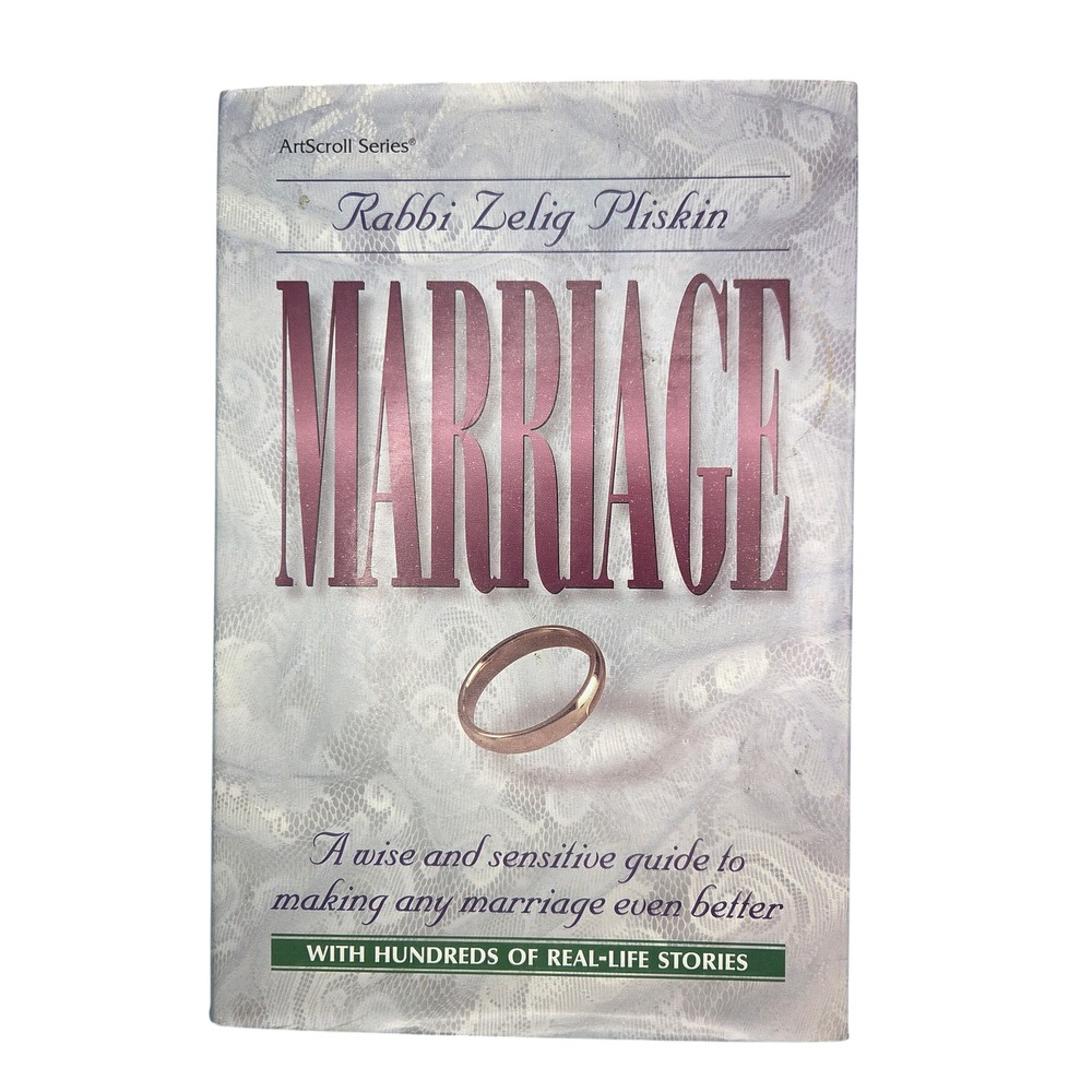 ArtScroll Marriage Rabbi Zelig Pliskin Hardcover Book Good Jewish Guide 1998
